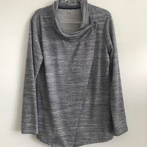 Danskin One-button Sweatshirt Heathered Charcoal